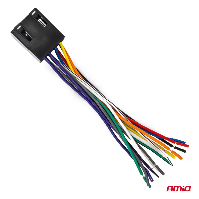 ISO vyriško tipo lizdas ISO CCA 13 kontaktų 5A 12V AMIO-04445