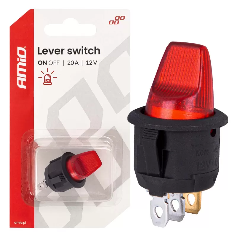 Svirtinis jungiklis 20A 12V AMIO-04438