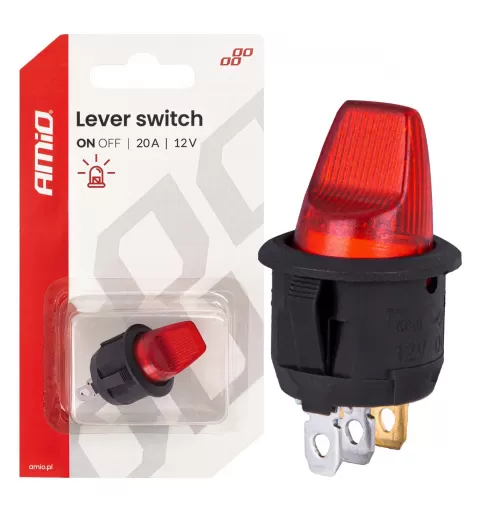Svirtinis jungiklis 20A 12V AMIO-04438