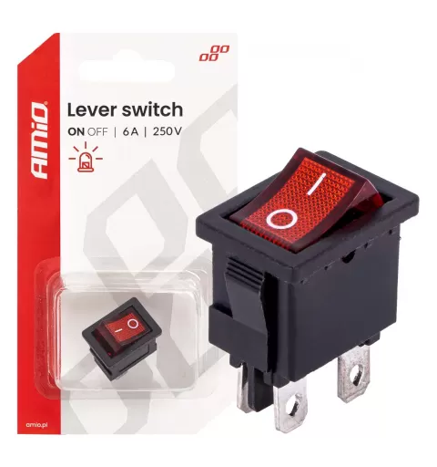Svirtinis jungiklis 6A 250V AMIO-04439