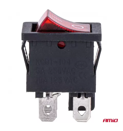 Svirtinis jungiklis 6A 250V AMIO-04439