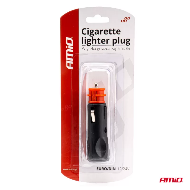 Žiebtuvėlio lizdo kištukas EURO/DIN 12/24V