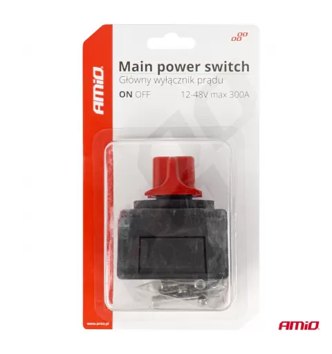 Pagrindinis maitinimo jungiklis 12-48V maks. 300A AMIO-03838