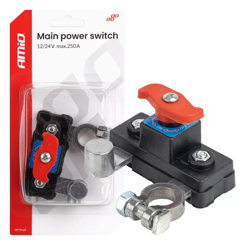 Pagrindinis maitinimo jungiklis 12V 24V 250A AMIO-04831