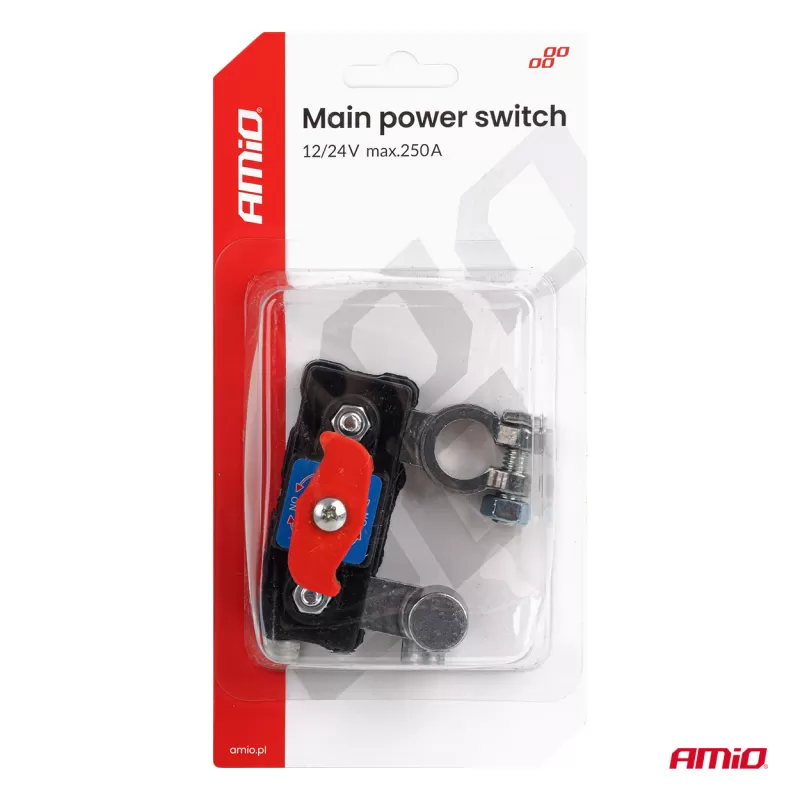 Pagrindinis maitinimo jungiklis 12V 24V 250A AMIO-04831