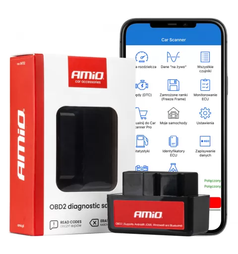 OBD2 diagnostikos skaitytuvas AMIO-04732