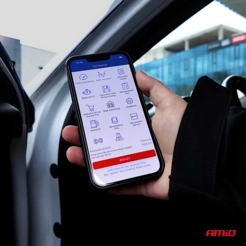 OBD2 diagnostikos skaitytuvas AMIO-04733
