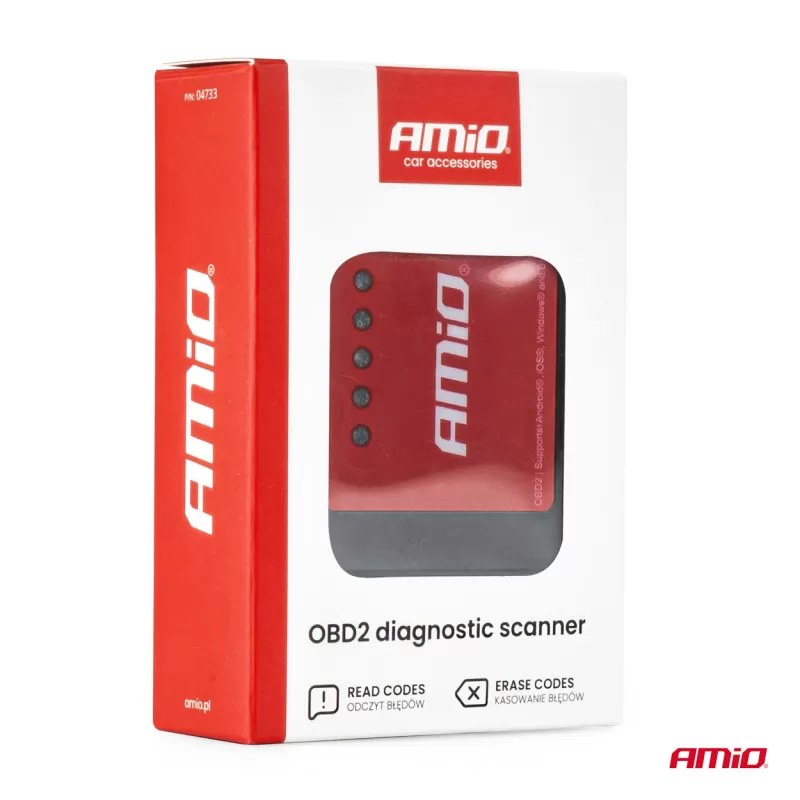 OBD2 diagnostikos skaitytuvas AMIO-04733