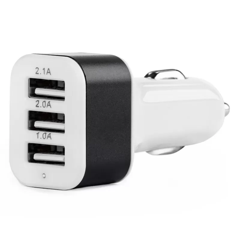 Telefono įkroviklis 3xUSB, baltas, PCH-03