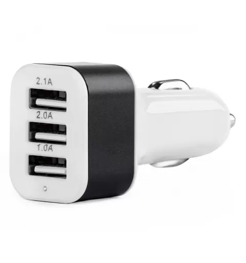 Telefono įkroviklis 3xUSB, baltas, PCH-03