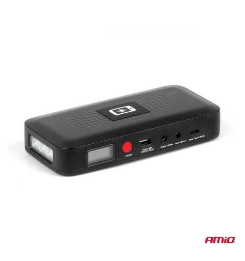 Nešiojamas paleidimo įrenginys / išorinė baterija 12V 12Ah 800A AMIO-04055