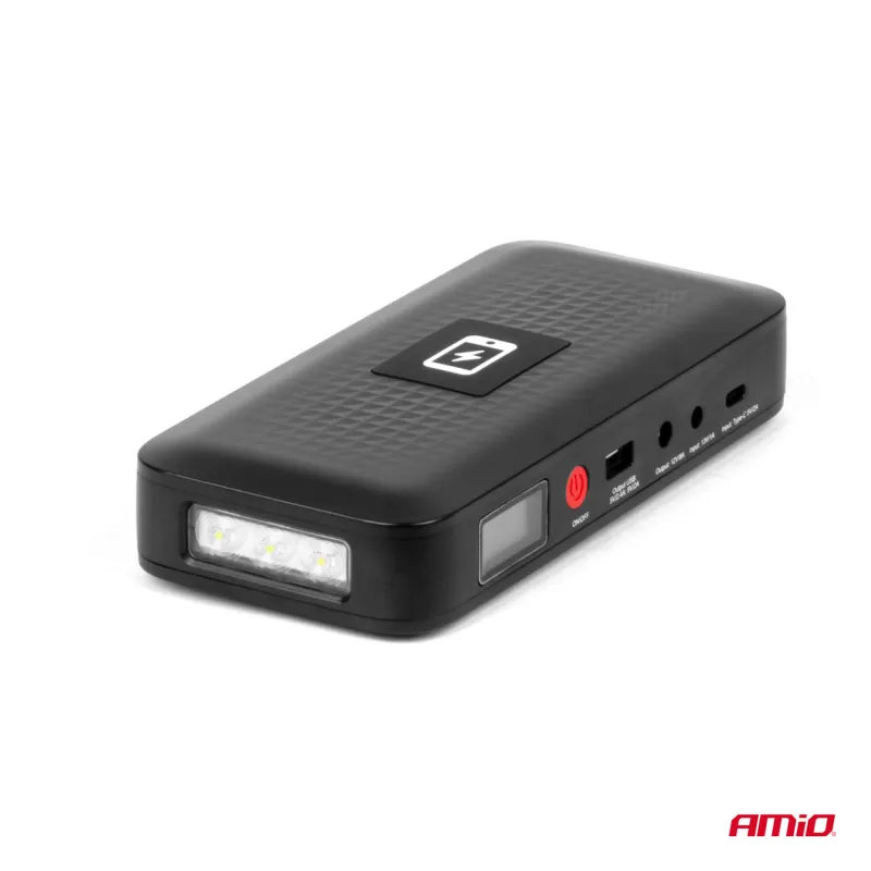 Nešiojamas paleidimo įrenginys / išorinė baterija 12V 12Ah 800A AMIO-04055
