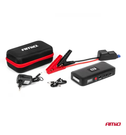 Nešiojamas paleidimo įrenginys / išorinė baterija 12V 12Ah 800A AMIO-04055