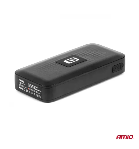 Nešiojamas paleidimo įrenginys / išorinė baterija 12V 12Ah 800A AMIO-04055