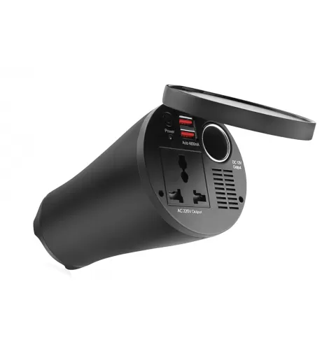 Įtampos keitiklis AMiO 12V/230V 150W/300W 2xUSB PI02