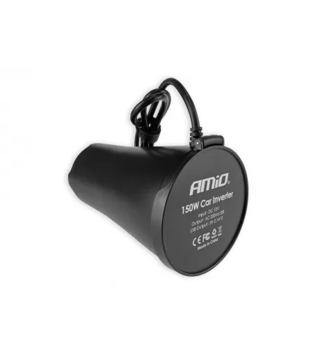 Įtampos keitiklis AMiO 12V/230V 150W/300W 2xUSB PI02