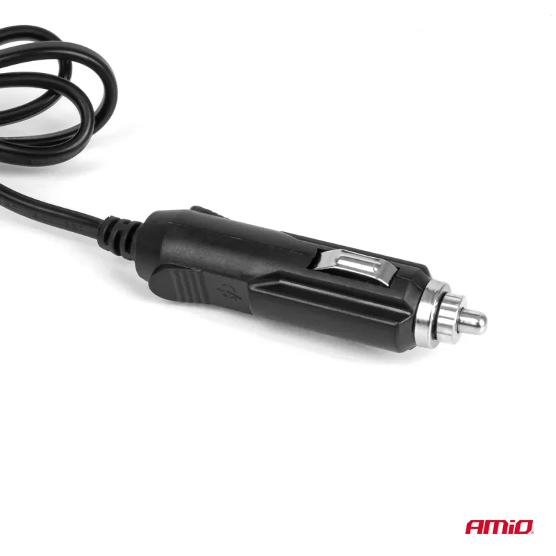 Keturvietis prailgintuvo lizdo įkroviklis 2x USB A 1x USB C 12/24V 120W 80cm AMIO-04367