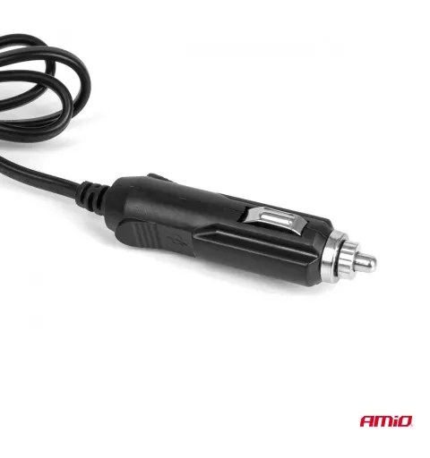 Keturvietis prailgintuvo lizdo įkroviklis 2x USB A 1x USB C 12/24V 120W 80cm AMIO-04367