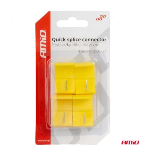 Greitosios jungties jungiklis 0,4-6mm² 24A, 4 vnt., blisteris