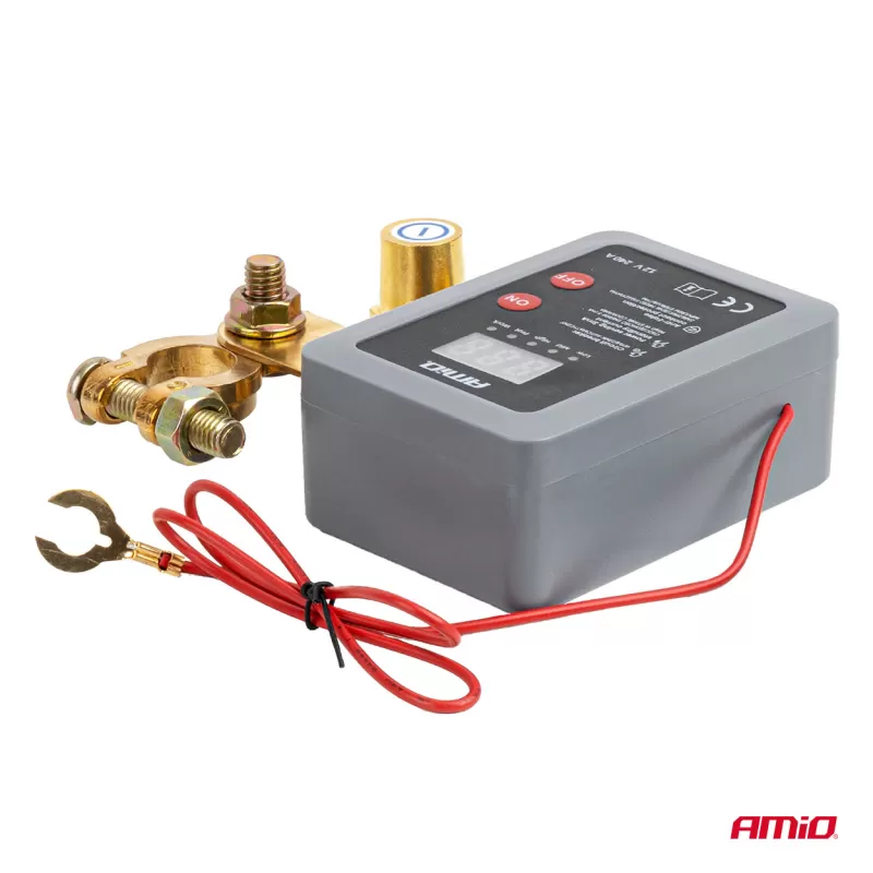 Nuotolinis akumuliatoriaus atjungimo jungiklis 12V 240A (BATT) AMIO-04832