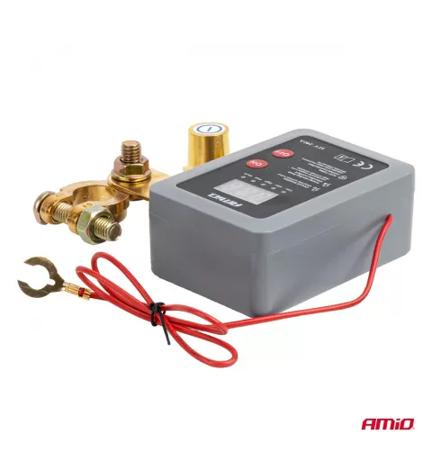 Nuotolinis akumuliatoriaus atjungimo jungiklis 12V 240A (BATT) AMIO-04832