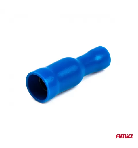 Cilindrinės kulkos formos jungtys 5mm 1,5-2,5mm² 15A, 10 vnt.