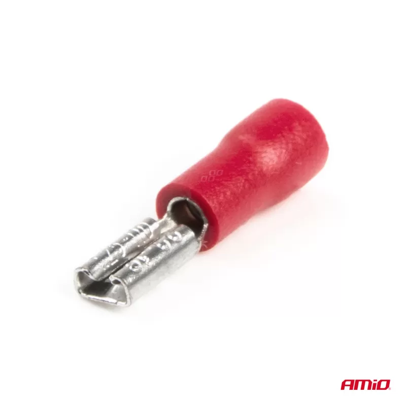Plokščio tipo gnybtai 3,8mm 0,5-1,5mm² 10A, 10 vnt.