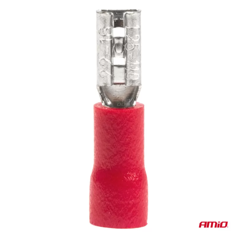 Plokščio tipo gnybtai 3,8mm 0,5-1,5mm² 10A, 10 vnt.