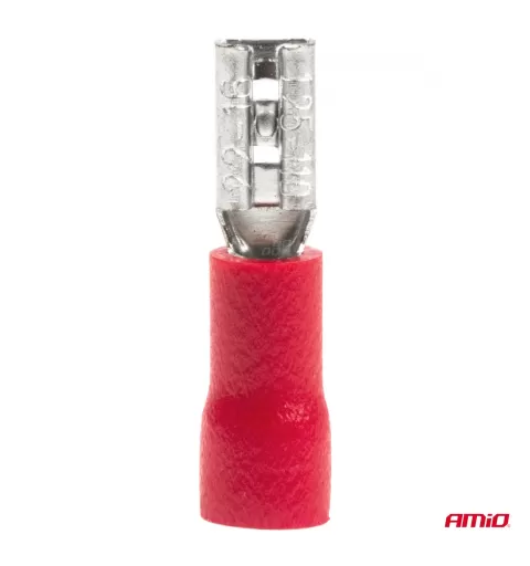 Plokščio tipo gnybtai 3,8mm 0,5-1,5mm² 10A, 10 vnt.