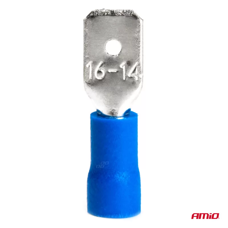 Plokščio tipo gnybtai 6,35mm 1,5-2,5mm² 15A, 10 vnt.