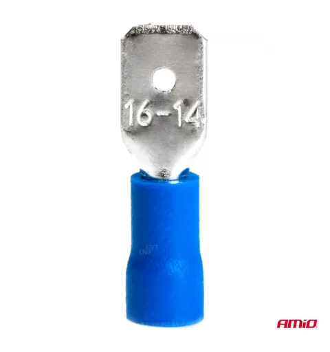 Plokščio tipo gnybtai 6,35mm 1,5-2,5mm² 15A, 10 vnt.