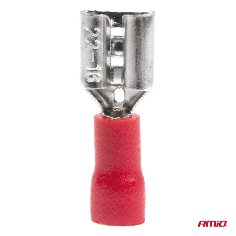 Plokščio tipo gnybtai 7,4mm 0,5-1,5mm² 10A, 10 vnt.