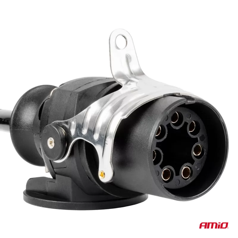 Spiralinis laidas TIR 2x 7 kontaktų, EBS tipo, 5m 24V AMIO-04383