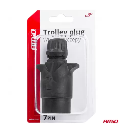 Priekabos kištukas, 7 kontaktai, blisteris