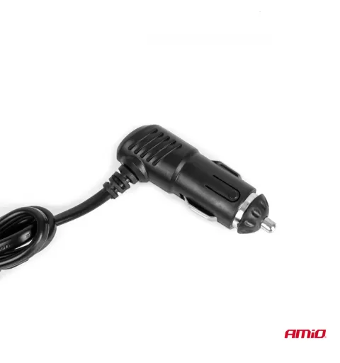 Trigubas prailgintuvo lizdo įkroviklis 2x USB A 1x USB C 12/24V 120W 70cm AMIO-04361