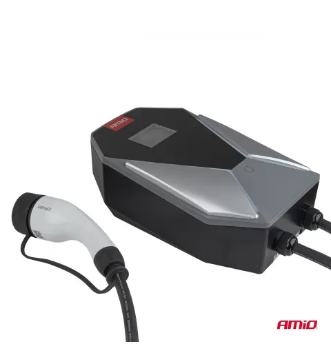 Sieninis elektromobilio įkroviklis, trifazis, 11kW 16A 400V AMIO-04842