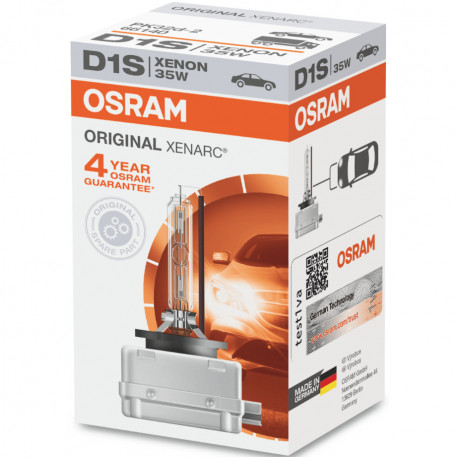 D1S XENON lemputė OSRAM ORIGINAL 4m garant.